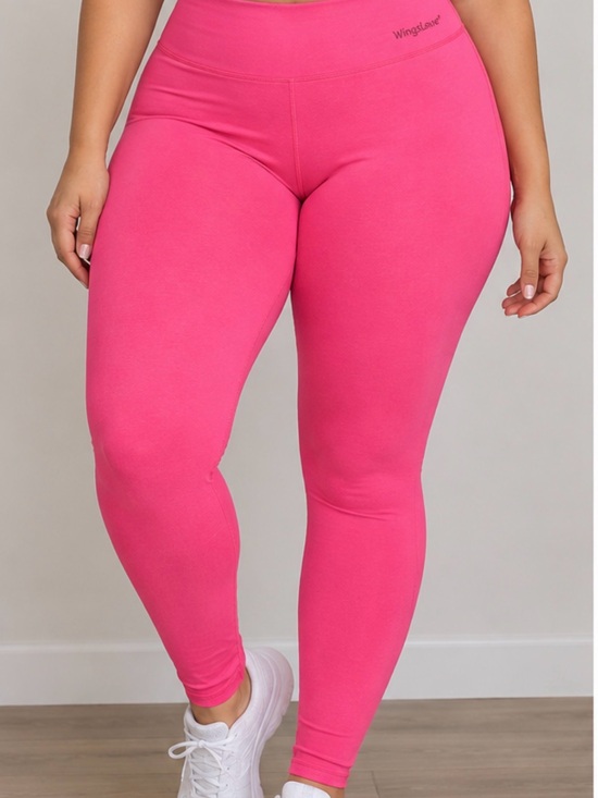 Pants - High-Rise Hot Pink Women's Stretch workout gym yoga pants xl